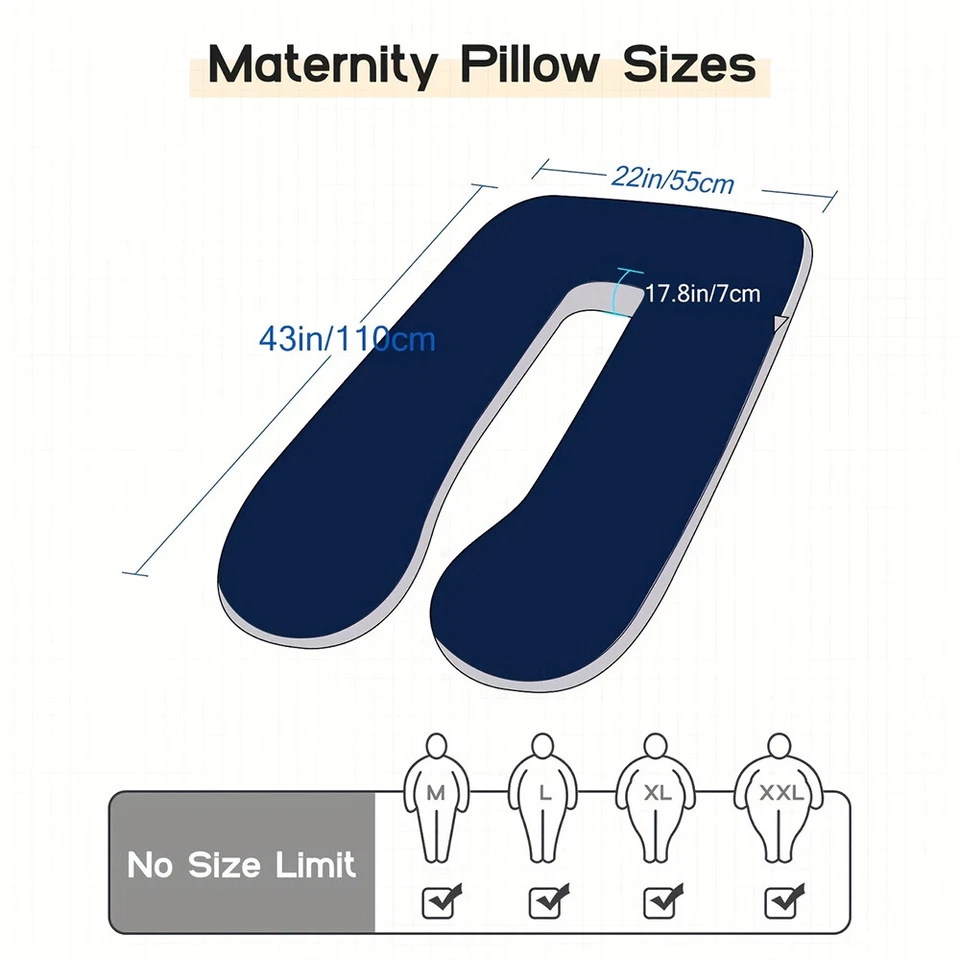 Pregnancy Pillows U Shaped Full Body Maternity Pillow Sleeping Pillow for Women - Image 2 of 4