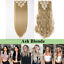thumbnail 19  - Clip In 100% Real Long as Human Thick Hair Extensions Full Head 8 Pieces/Set UK8