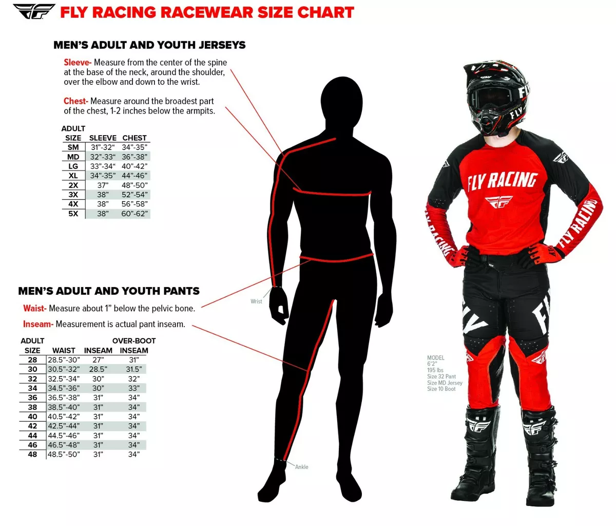 FLY Racing Moto Gear  Free Shipping Over $99