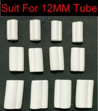 12MM White Neon Sign Tube Electrode Rubber Cover Boots End Cap Qty 10