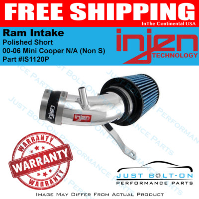 Injen Fits 00-06 Mini Cooper N/A Non S Polished Short Ram Intake ...