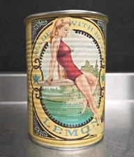 Deep Eddy Vodka Tin Can Cups Red Swimsuit Pinup 