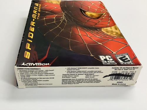 "BRAND NEW" Spider-Man 2: The Game (PC CD-ROM) Big Box, SEALED FREE SHIPPING - Picture 4 of 5