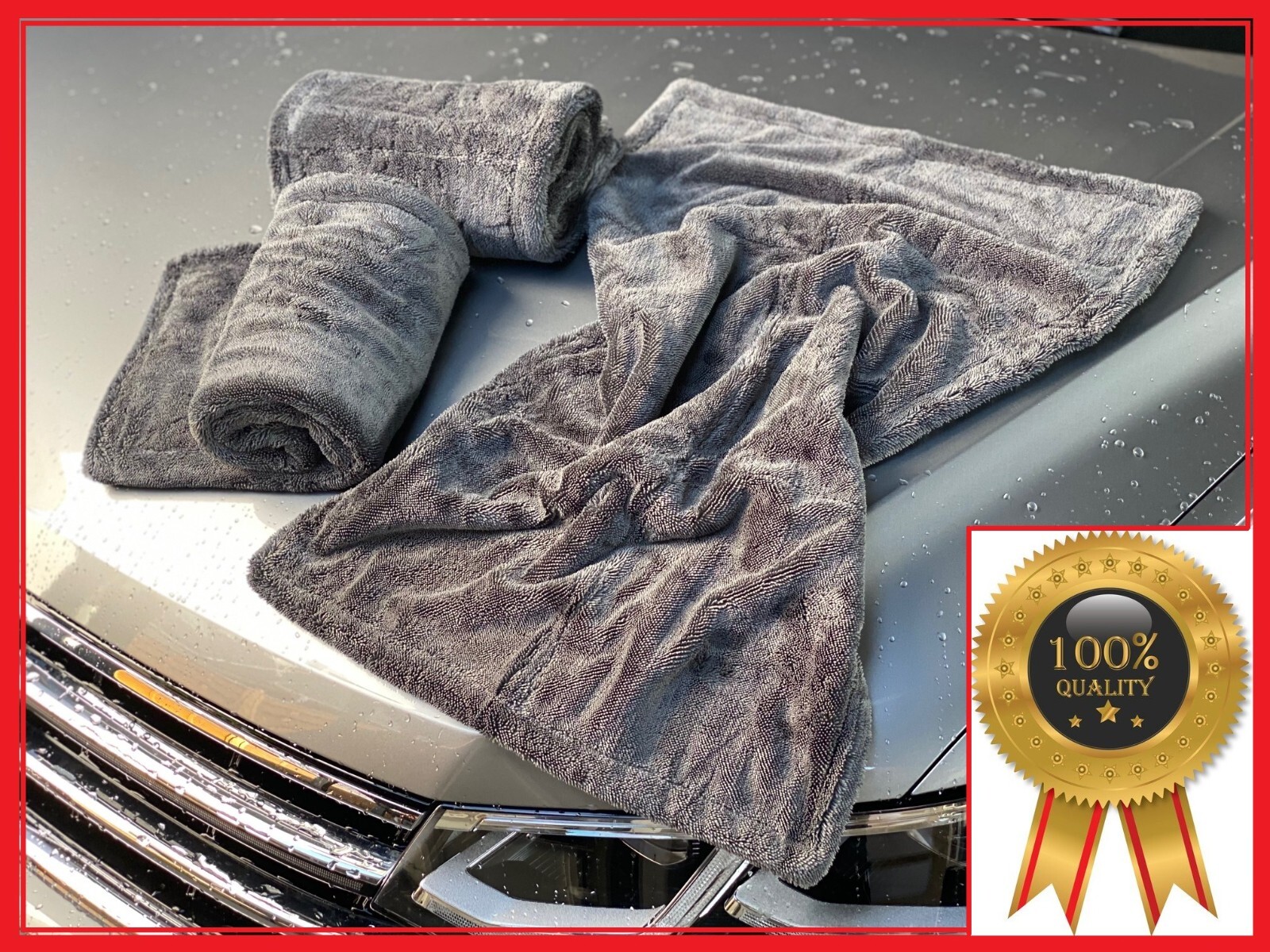 Premium XL Paño Seco Coche Grande Paño Microfibra Magic Dryer 80x50cm