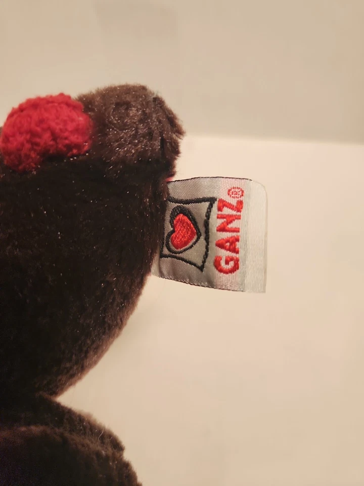 Ganz Webkinz Cocoa Dinosaur 8" Plush Brown Red Pink HM338 no code - Image 4 of 4