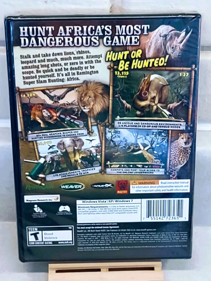 REMINGTON SUPER SLAM HUNTING AFRICA - PC CD-ROM (2007) - Image 2 of 2