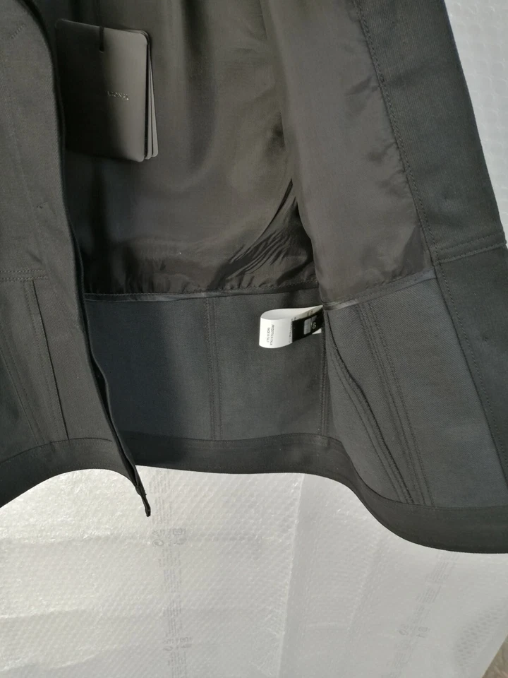 CoSTUME NATIONAL -  GILET NERO DONNA SPALLE APERTE - MADE IN ITALY - TG 40 - Imagen 2 de 4