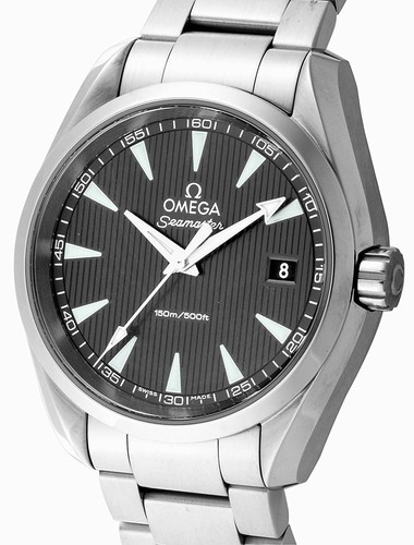 new omega seamaster aqua terra gray dial mens watch 231.10.39.