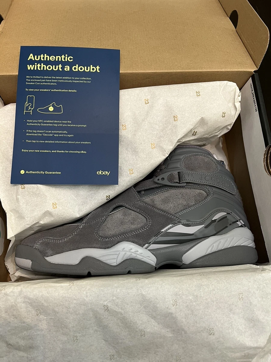 Jordan 8 cool clearance grey on feet
