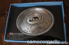 Nocona Cowboy Praying at the Cross Belt Buckle M & F Western 37056