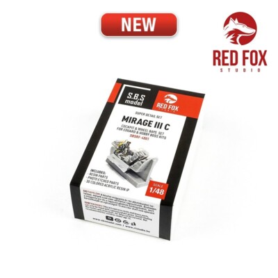 Red Fox 1/48 Mirage III C (for Hobby Boss kit) RFSQS-SBRF-4801