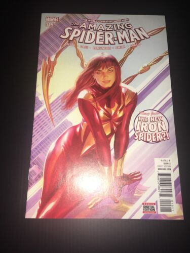 Amazing Spider-Man #15 (2016, NM/NM+)  Mary Jane Iron Spider Ross Cover - 第 1/2 張圖片