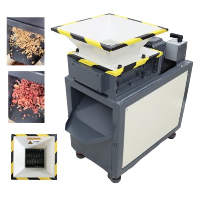 Electric Universal Crusher Biaxial Shredder Metal Plate Wire/Bottle Crusher 220V