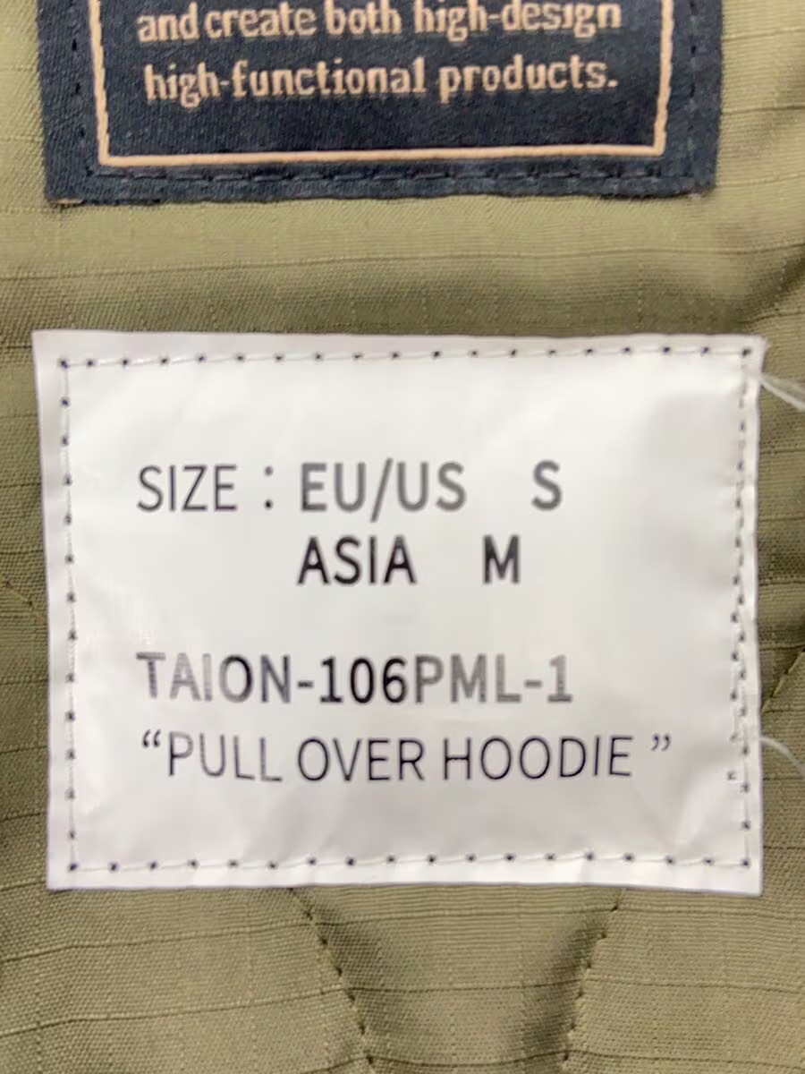 TAION Down Jacket, Medium, Polyester, Black, Soli… - image 4