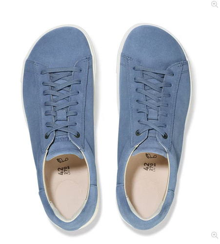Birkenstock Bend Low Suede Leather Elemental Blue EU 42 US women 11-11.5 regular
