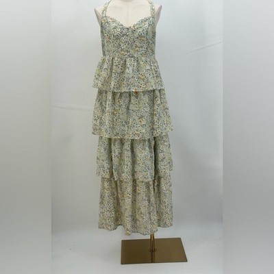 astr the label midsummer tiered maxi dress ASTR the Label | Midsummer Floral Tiered Maxi Dress | Size L