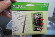 VELLEMAN MK106 METRONOME MINI KIT! APPEARS COMPLETE IN OPEN PACKAGE! UNBUILT KIT