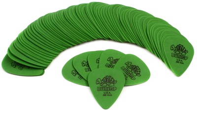 Dunlop Tortex Standard Guitar Picks - .88mm Green (72-pack) (2-pack) Bundle