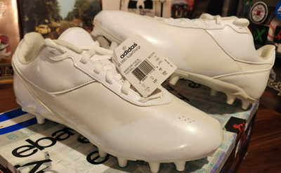 Men's Size 11.5 ADIDAS AS SMU Supercharge White Amer Football Cleats G67276 NEW