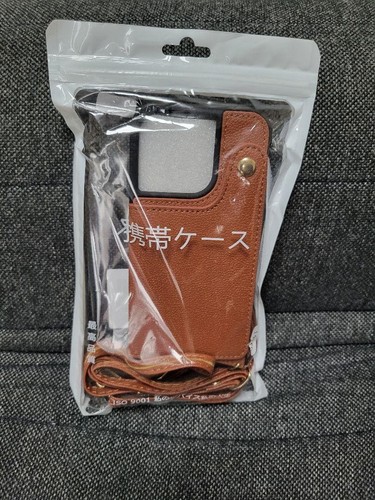 LanFly iPhone 14 Pro Smartphone Case Brown Strap Protective Cover Accessory - Photo 3 sur 3