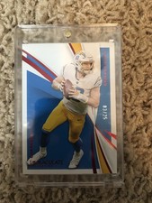 Justin Herbert Immaculate Panini Card # Out Of 25