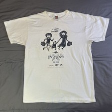 Vintage 2004 Blockbuster Video Series of Unfortunate Events Promo Shirt Large