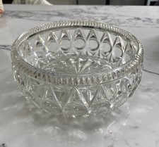 Vintage glass trifle/jelly/dessert bowl