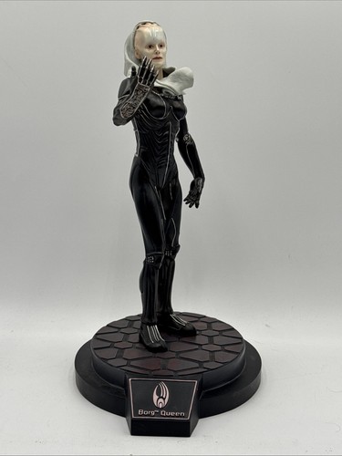 ALTERED 1997 Playmates Star Trek Latinum Edition Borg Queen Statue 14 inch