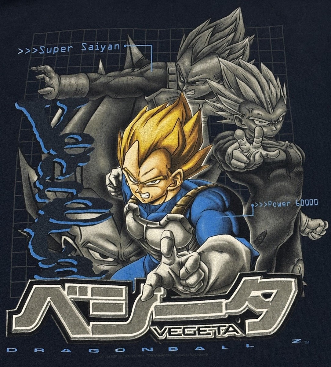Bioworld Dragon Ball Z Vegeta Character Group - Maglietta con