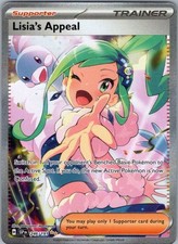 lisia's appeal pokemon card Lisia's Appeal 246/191 Sv08: Surging Sparks Holo