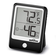 Termometro Igrometro Digitale Mini Termoigrometro da Interno Casa Ufficio Bianco