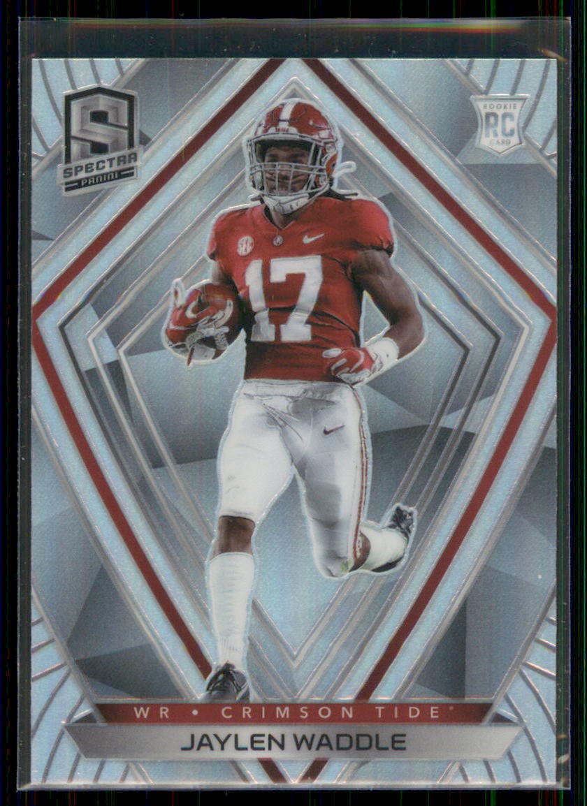 2021 Panini Chronicles Draft Picks Jaylen Waddle Spectra Base Silver #285