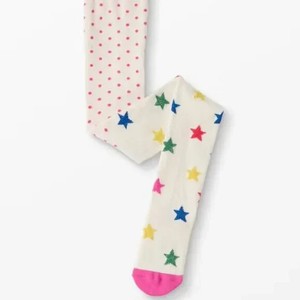 Hanna Andersson shimmer print star tights footed 130/140 (8-10) girls