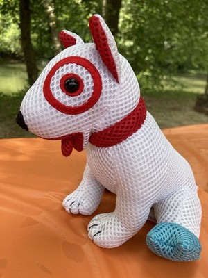 Target Bullseye schwimmender Hund Plüsch Edition 1 Stofftier Netz Flossen #4755 von 5900