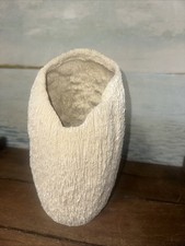 Textured Resin Vase 11.5”x6”