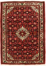 Handmade Small Plush Tribal Floral Oriental Rug Entrance Décor Carpet 3'6X5 ft