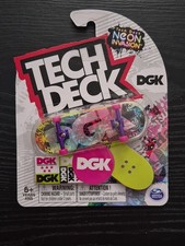 Tech Deck Neon Invasion DGK ULTRA RARE Fingerboard Brand New 2023 Throw Back