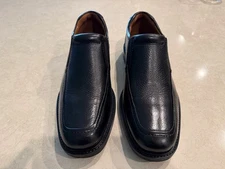 Johnston & Murphy Venetian Loafer Black Leather Slip-On Men’s 9