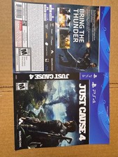 JUST CAUSE 4 Box Art Insert PS4 PlayStation 4 Replacement Cover Original