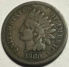 1880 Indian Head Cent — Circulated 🔥 Original Surfaces
