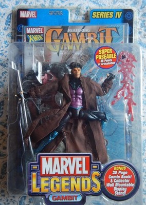 2004 ToyBiz Marvel Legends X-men Gambit Series IV Action Figure