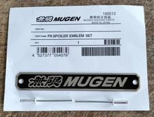 Jdm Logo Mugen Front Lip Emblem Honda Expot Spec Aluminium Bumper Trunk Fender