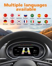 Digital Instrument Cluster 12.3 Linux Virtual Cockpit Fit Audi A3 S3 2014-2020