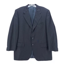 CORNELIANI Blazer Charcoal Black 100% Extrafine Virgin Wool Size IT 54R