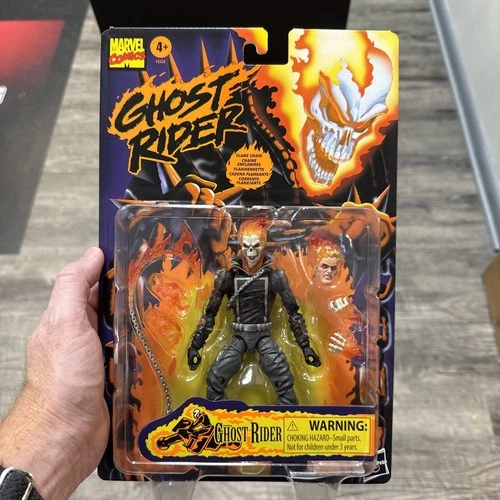 Marvel Legends Ghost Rider Figure Retro Cardback 80th Anniversary Hasbro IN HAND