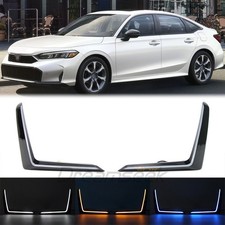 Led Drl For Honda Civic 11th 2025 Daytime Running Light Fog Lamp W Turn Signal