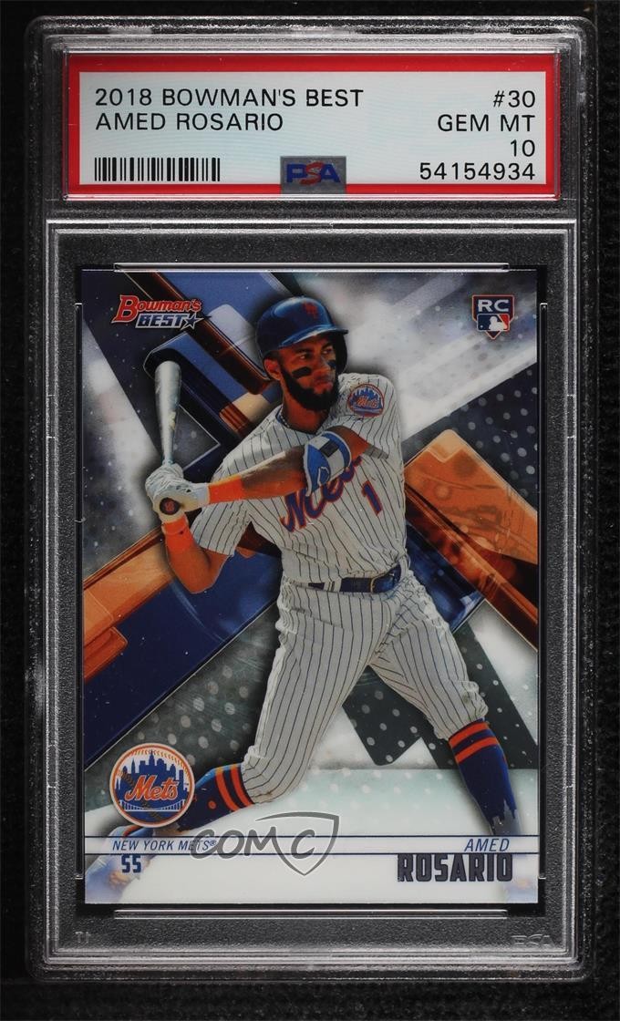 2018 Bowman BOWMAN'S BEST #30 Amed Rosario front