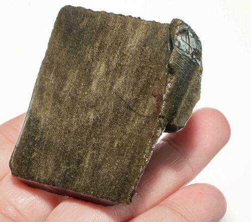 191Ct Natural Golden Obsidian Facet Rough Specimen YGO1156