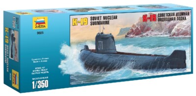 Submarine Kits Rac K-19 Soviet Nuclear Submarine 1:350 Plastic Model Kit 9025 ZVEZDA | eBay