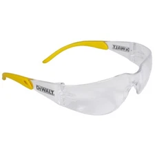 1 PR DeWalt CLEAR LENS Protective Shooting Safety Glasses ANSI Z87+ Work Eyewear